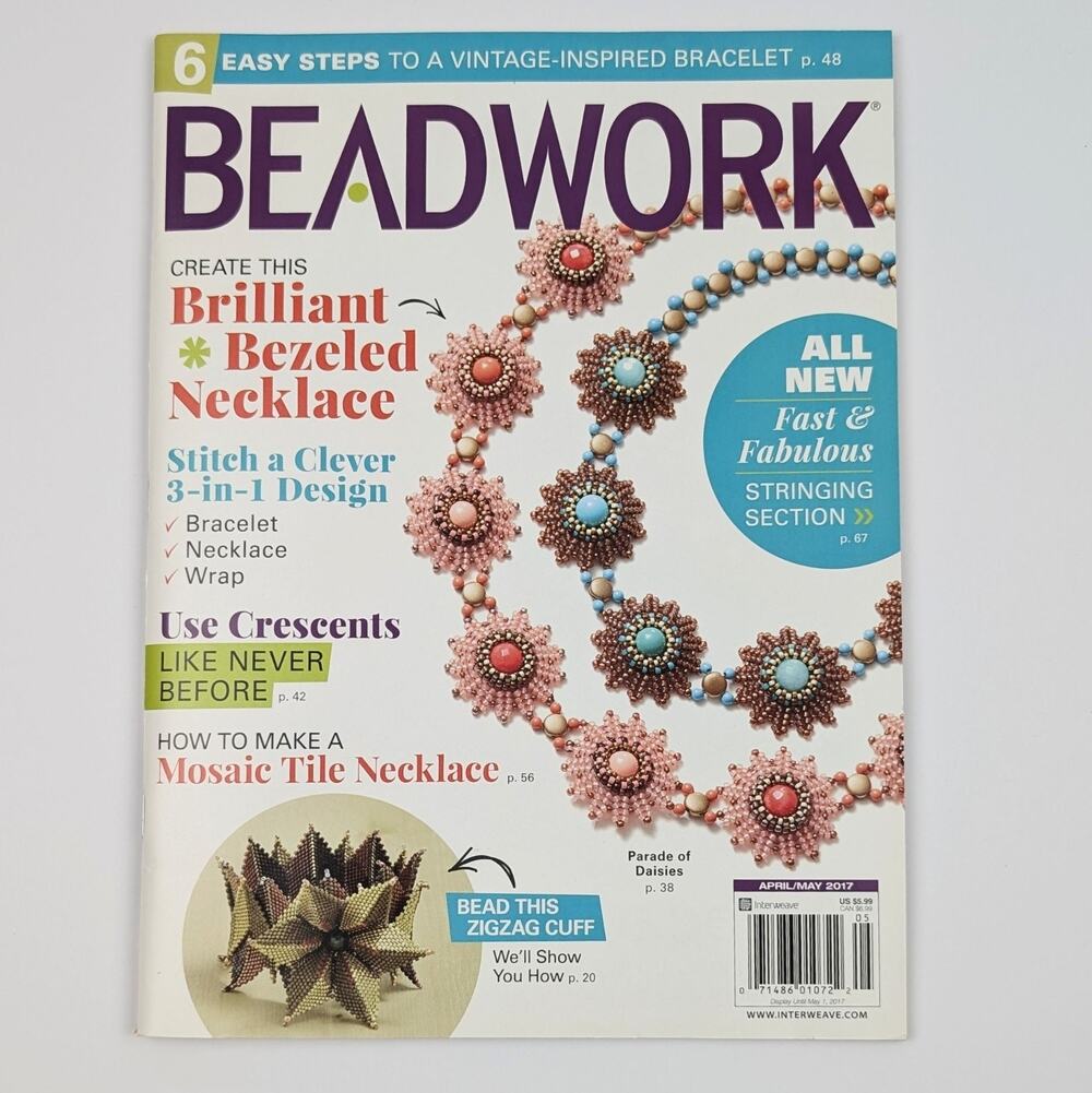 Beadwork Magazine April/May 2017 Bead, Beading and Jewelry Projects, Interweave